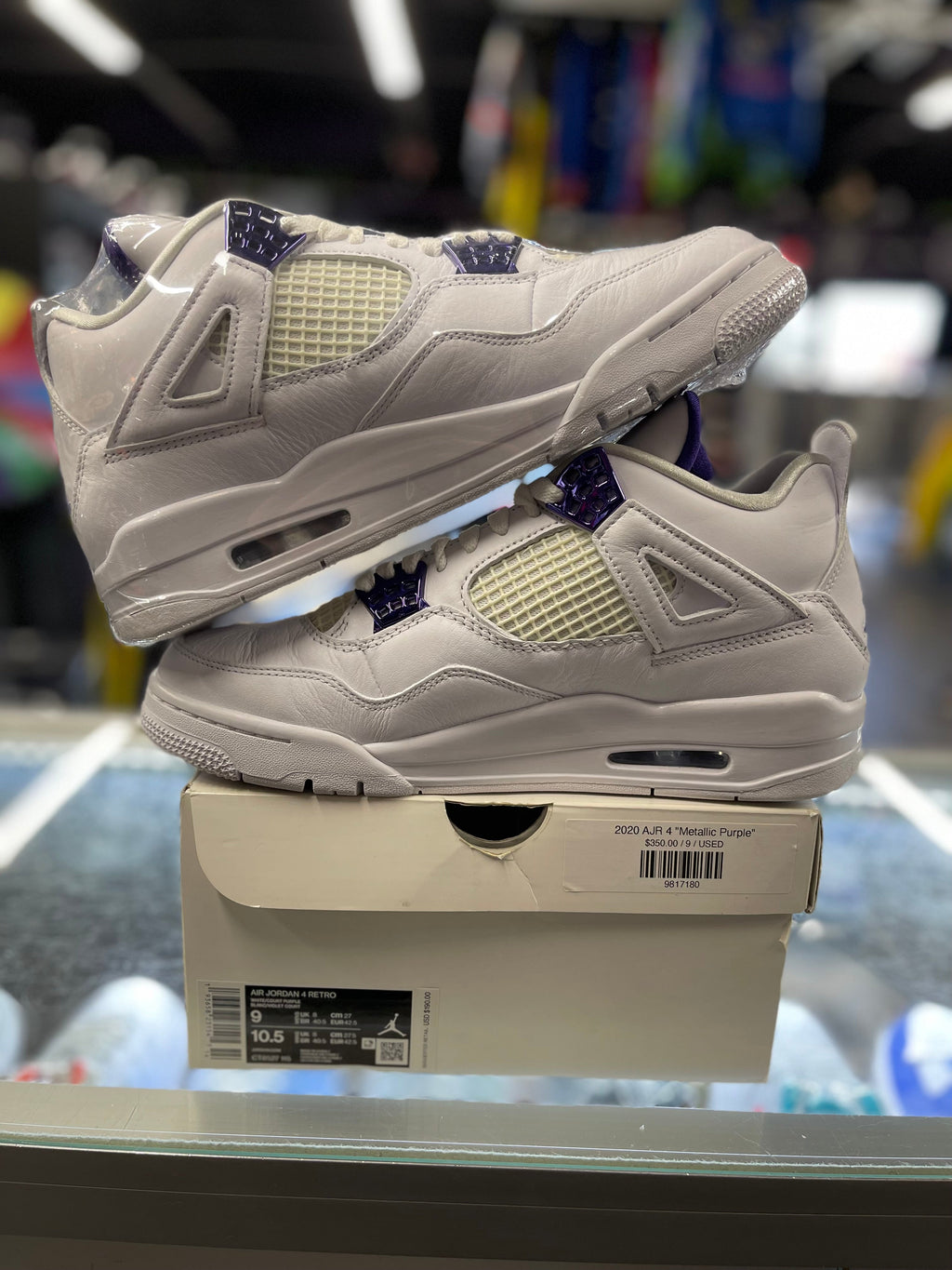 2020 Air Jordan Retro 4 "Metallic Purple"