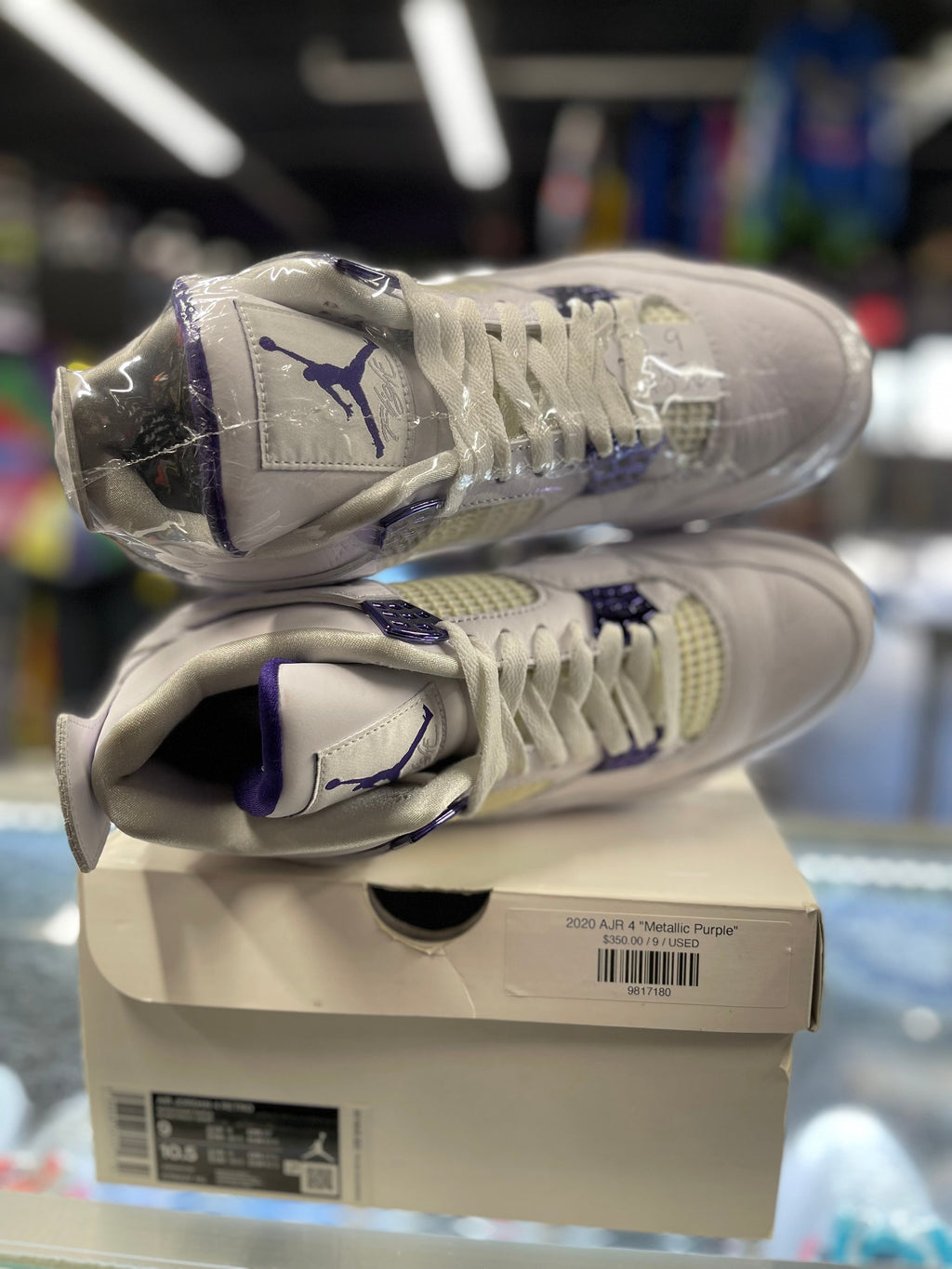 2020 Air Jordan Retro 4 "Metallic Purple"