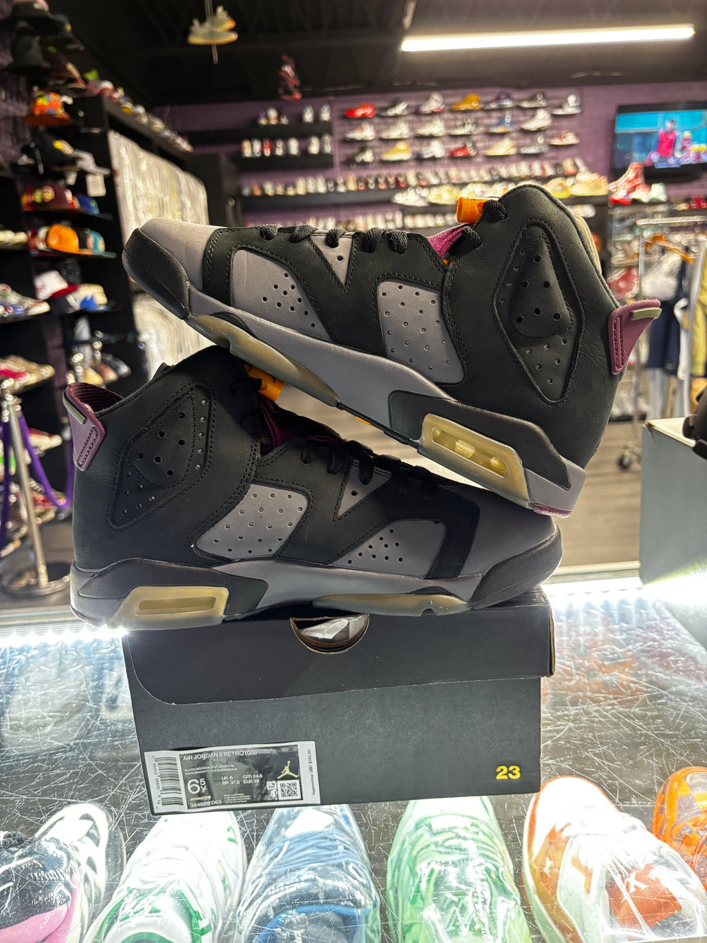 2021 Air Jordan Retro 6 "Bordeaux" (GS)