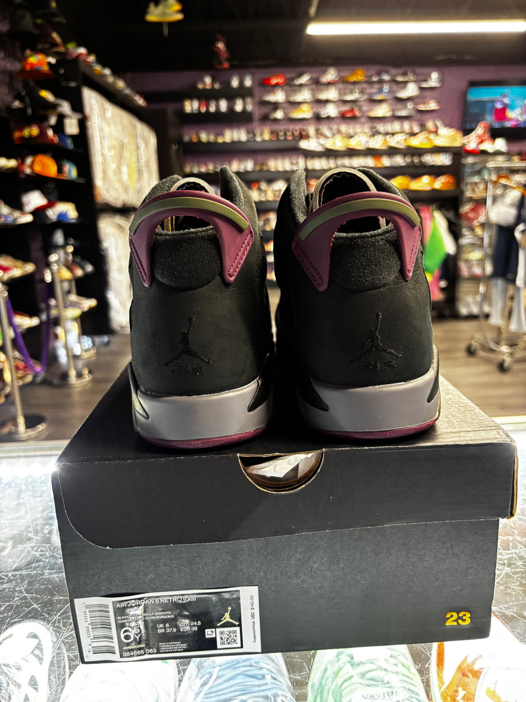 2021 Air Jordan Retro 6 "Bordeaux" (GS)