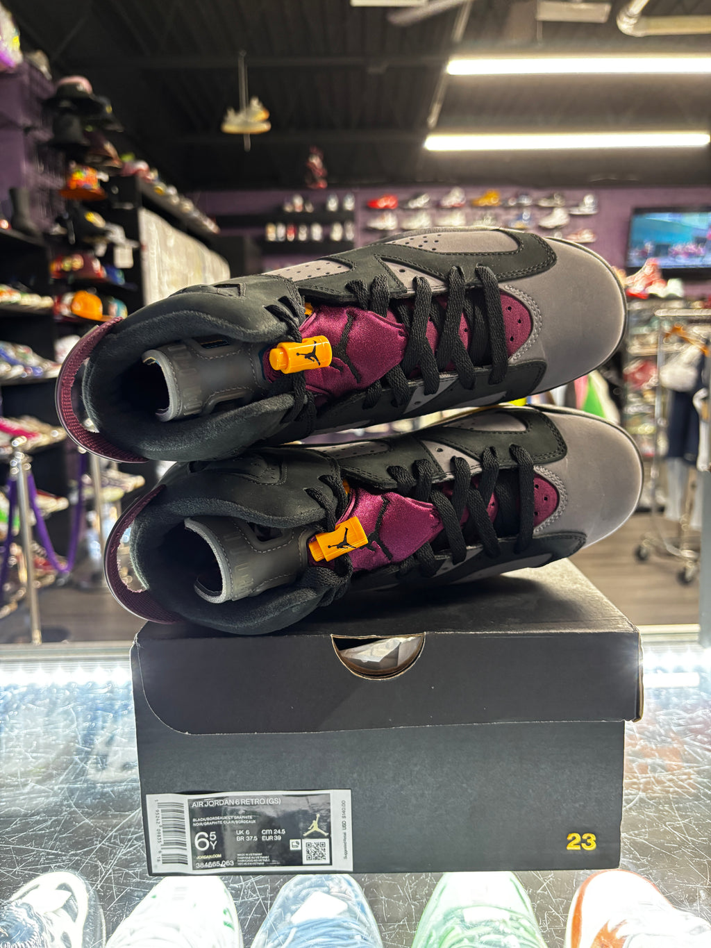 2021 Air Jordan Retro 6 "Bordeaux" (GS)