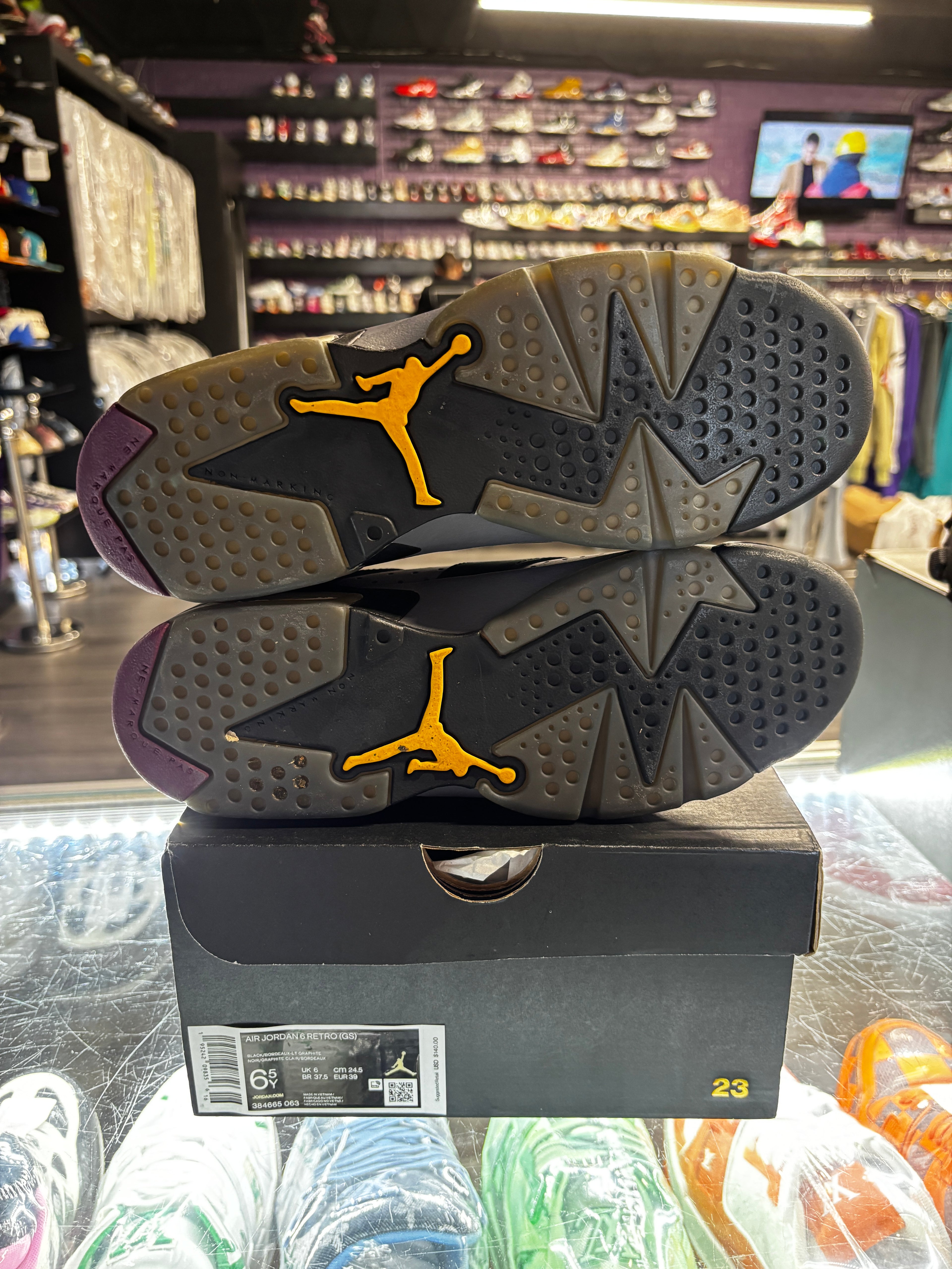 2021 Air Jordan Retro 6 "Bordeaux" (GS)