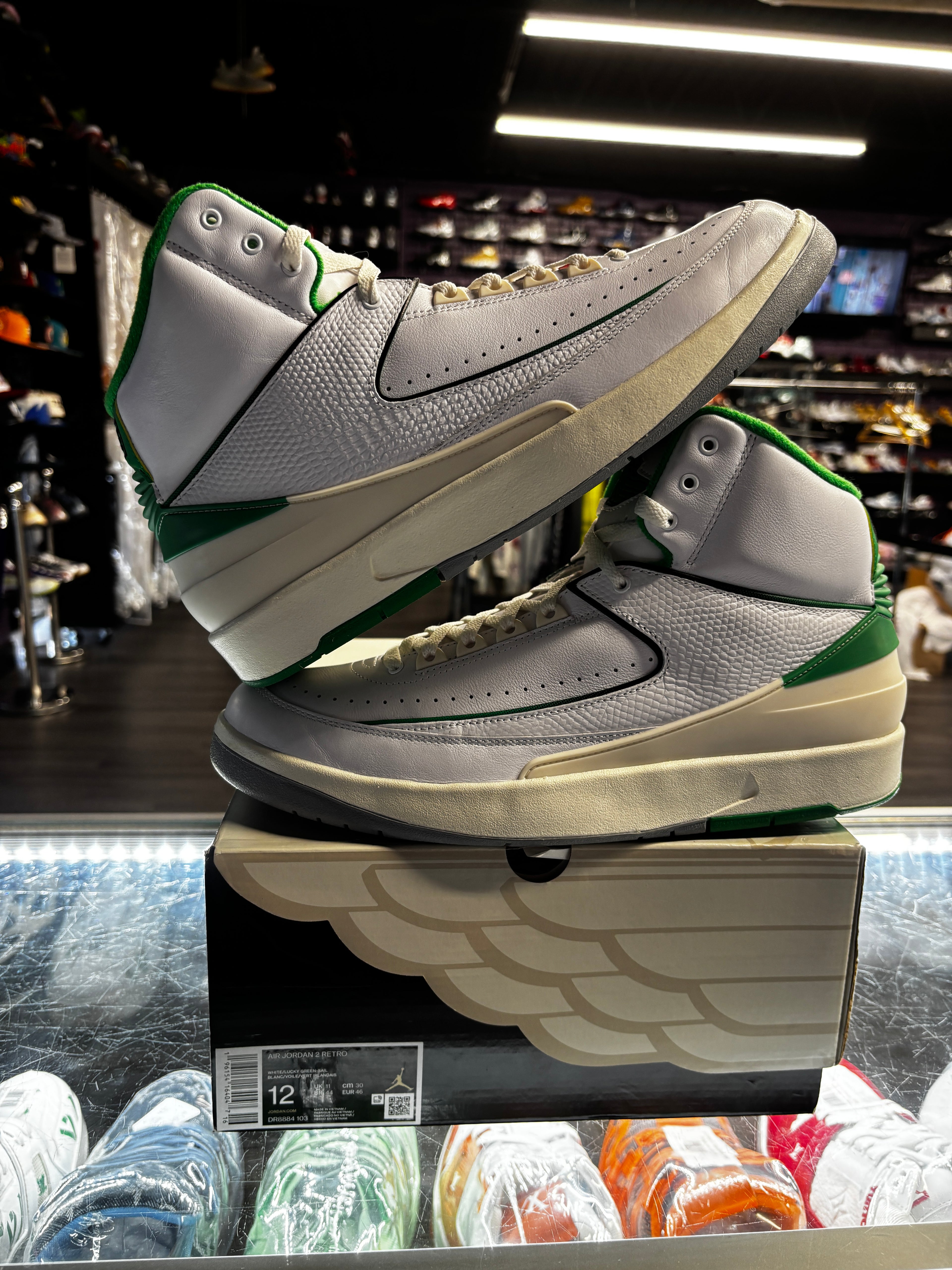 2023 Air Jordan Retro 2 Lucky Green"