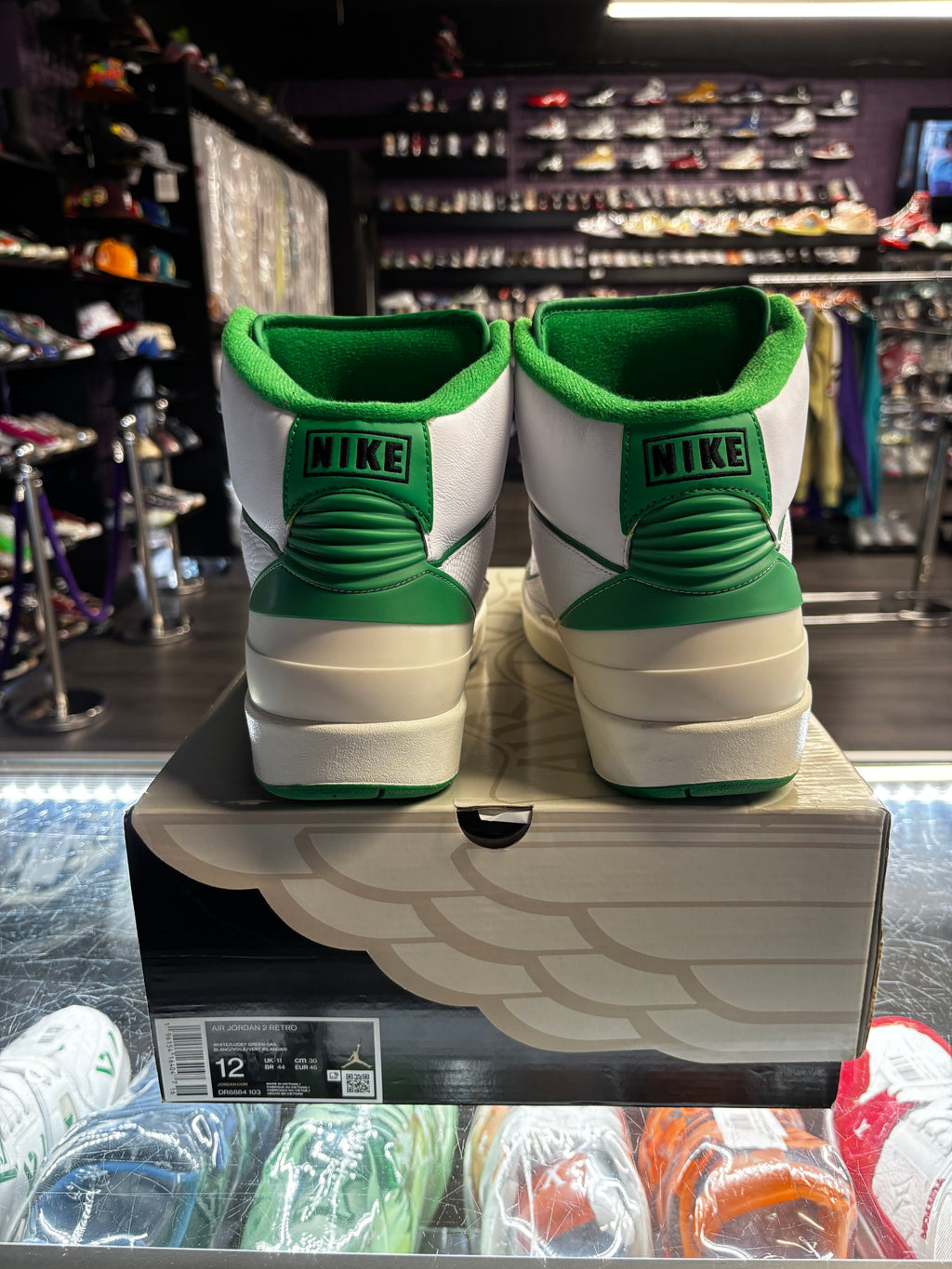 2023 Air Jordan Retro 2 Lucky Green"