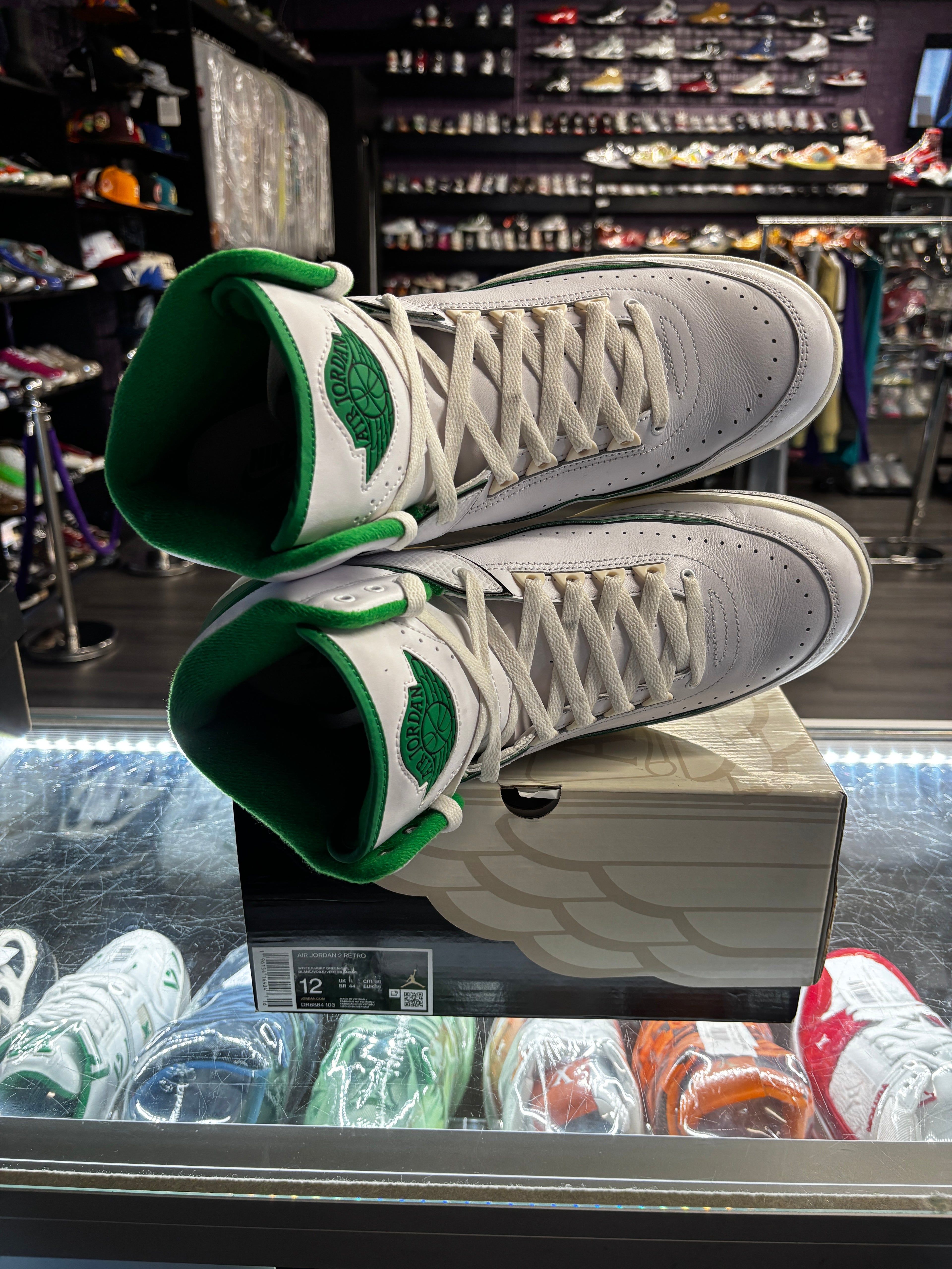 2023 Air Jordan Retro 2 Lucky Green"