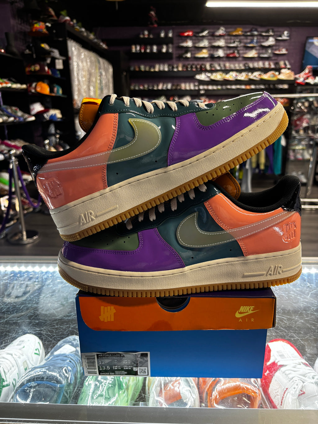 2023 Nike AF1 Low "Undefeated Multi-Patent Wild Berry"