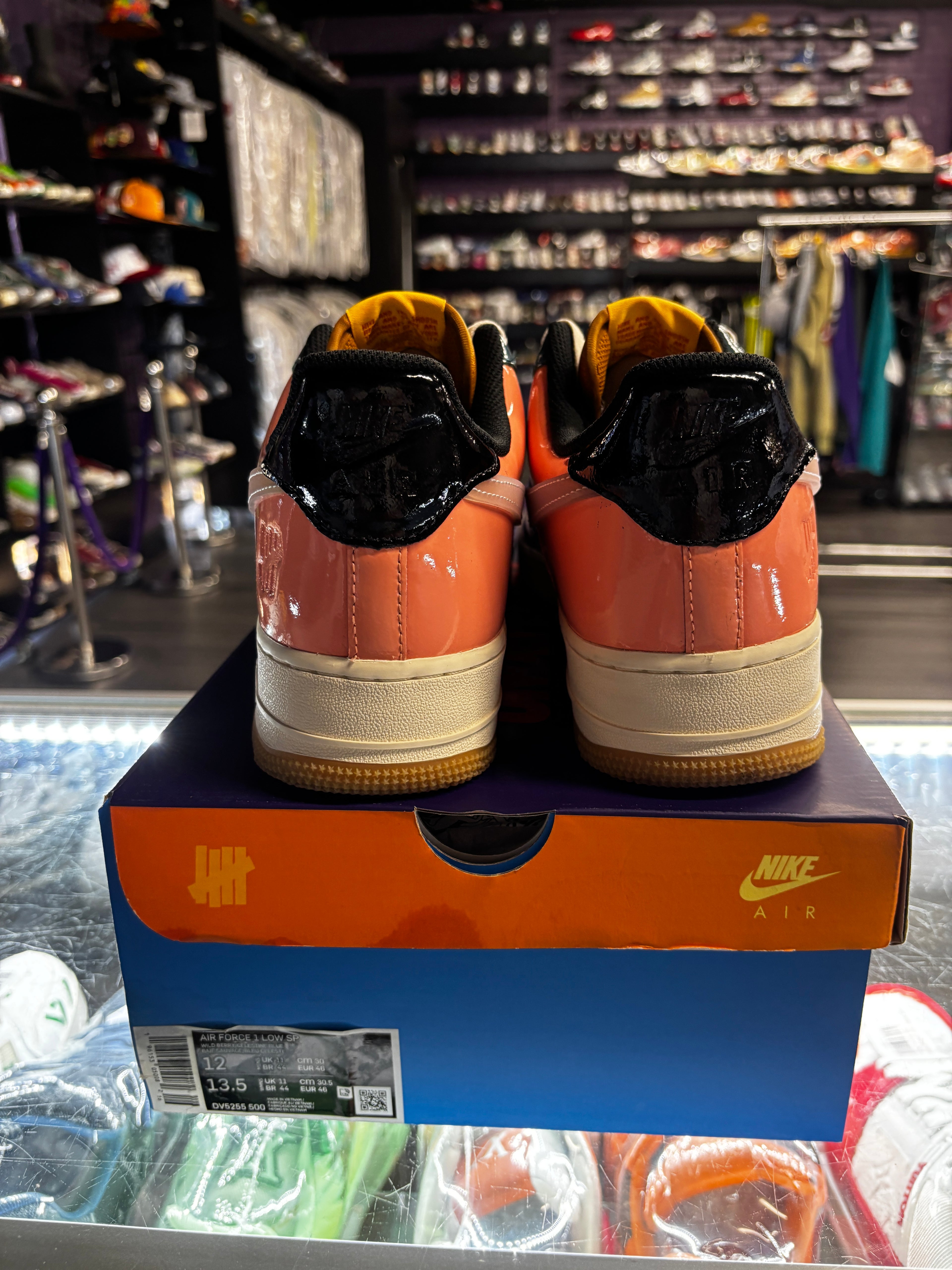 2023 Nike AF1 Low "Undefeated Multi-Patent Wild Berry"