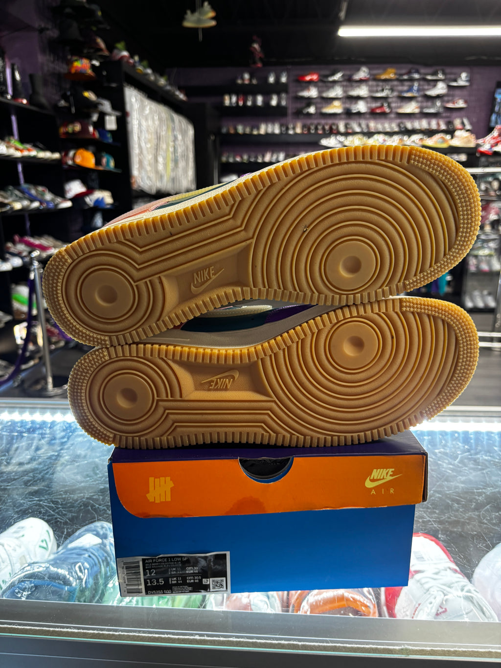 2023 Nike AF1 Low "Undefeated Multi-Patent Wild Berry"