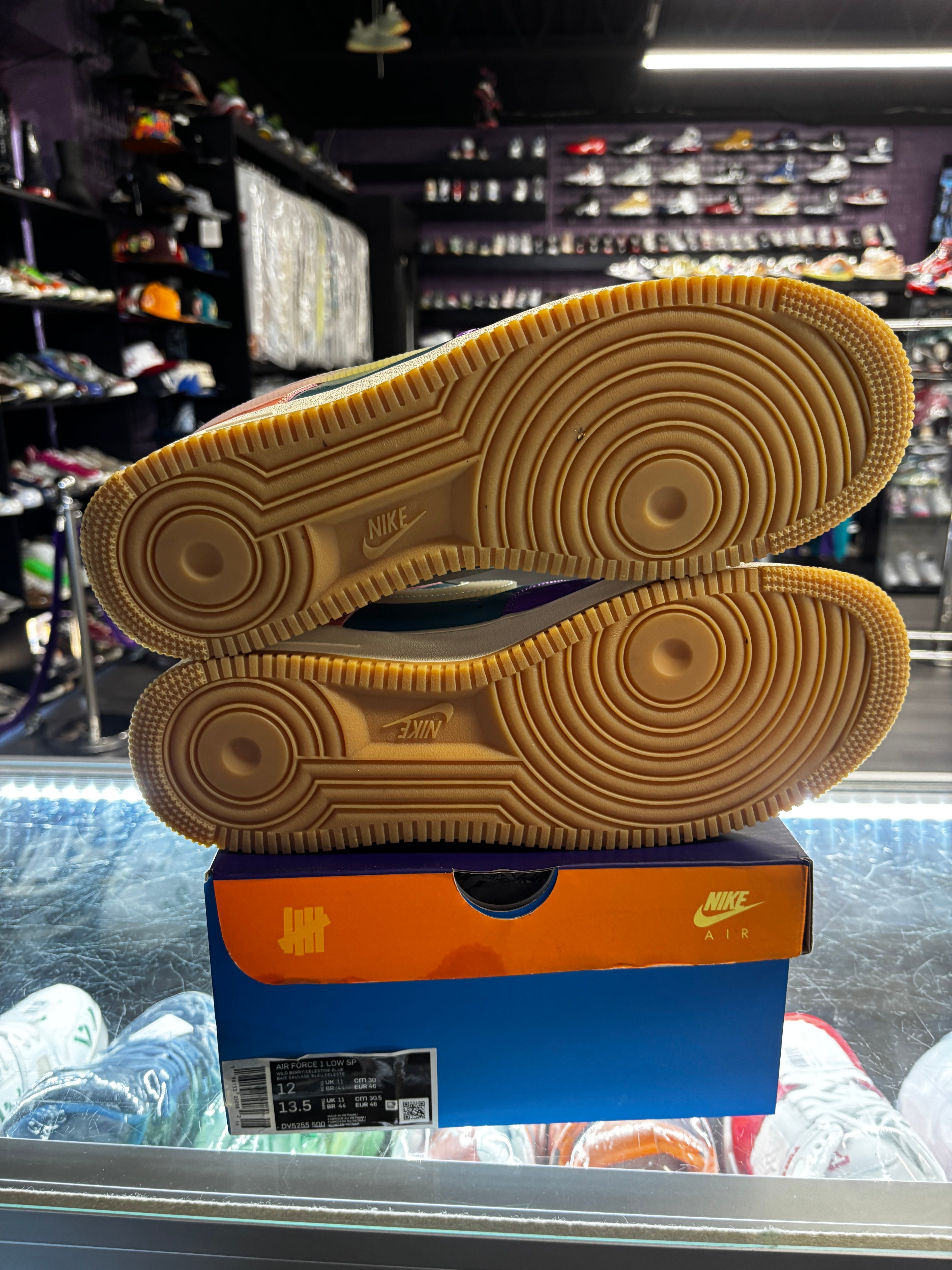 2023 Nike AF1 Low "Undefeated Multi-Patent Wild Berry"