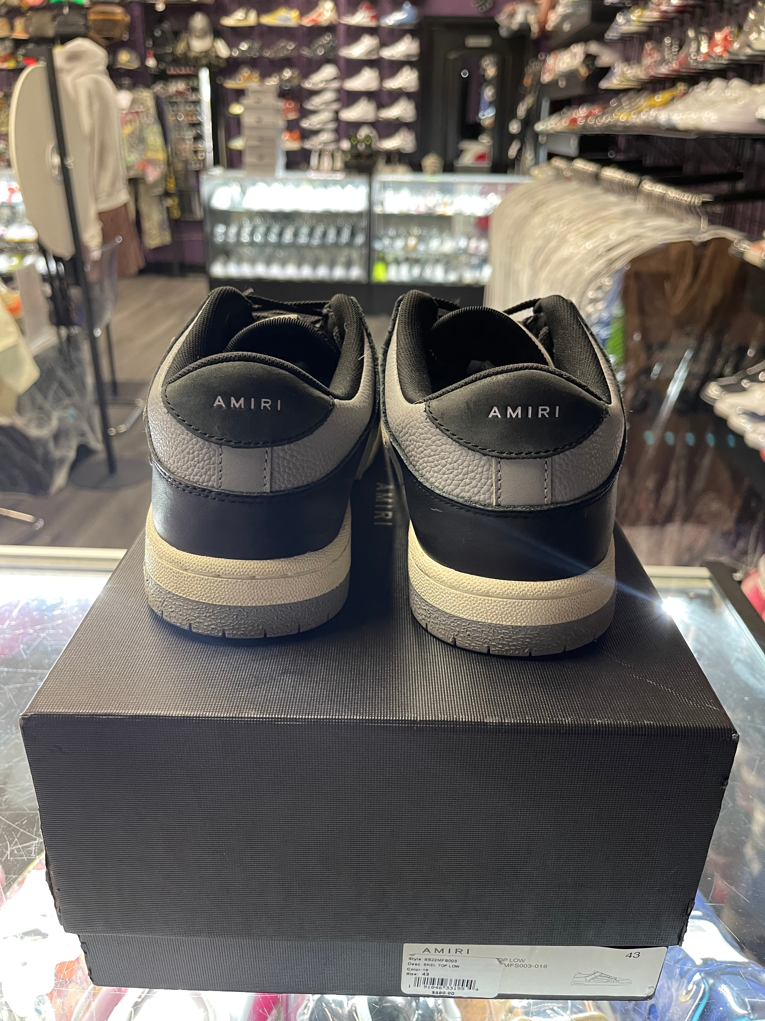Amiri Skel Low "Black/Grey"