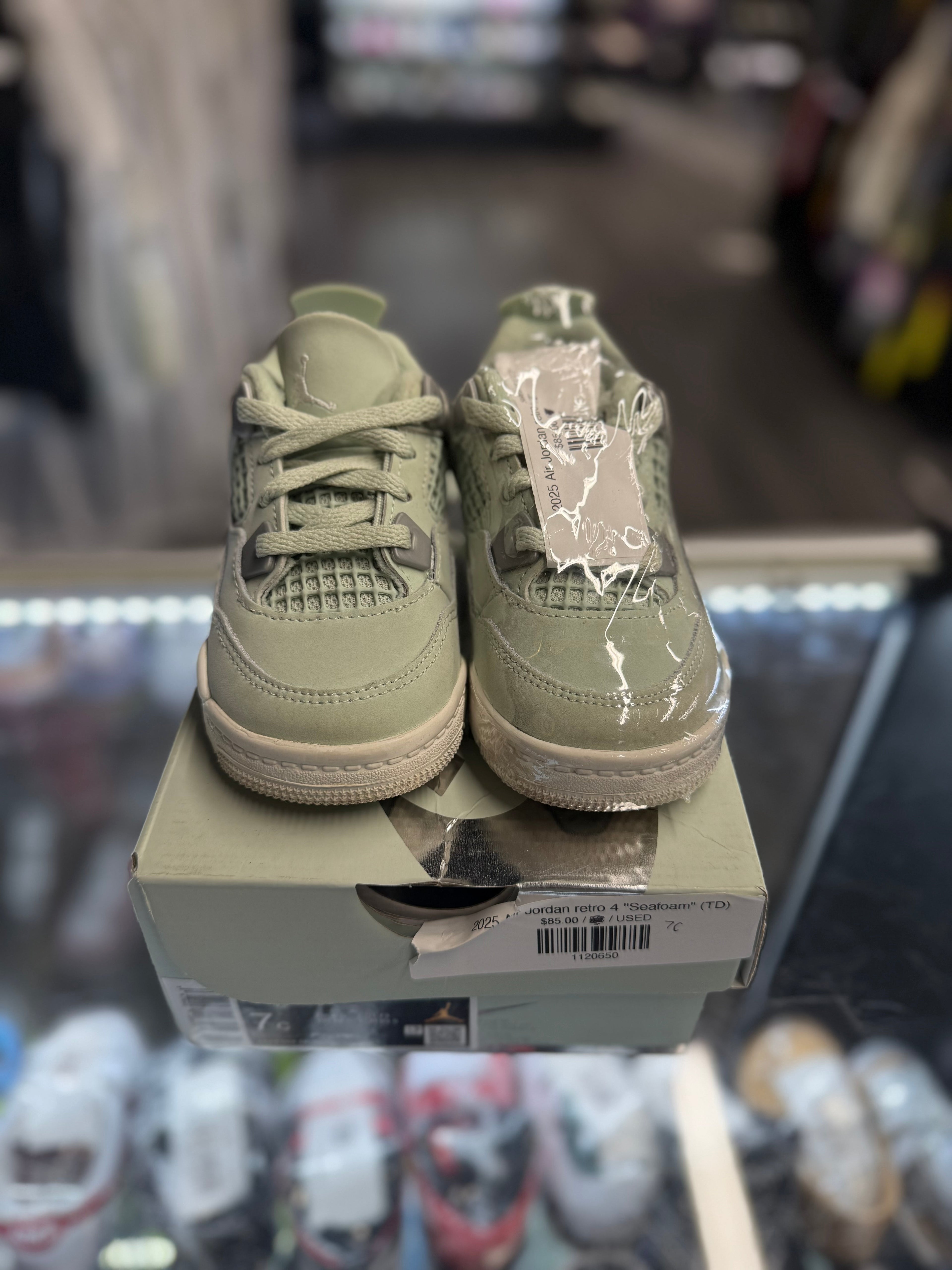 2025 Air Jordan retro 4 "Seafoam" (TD)