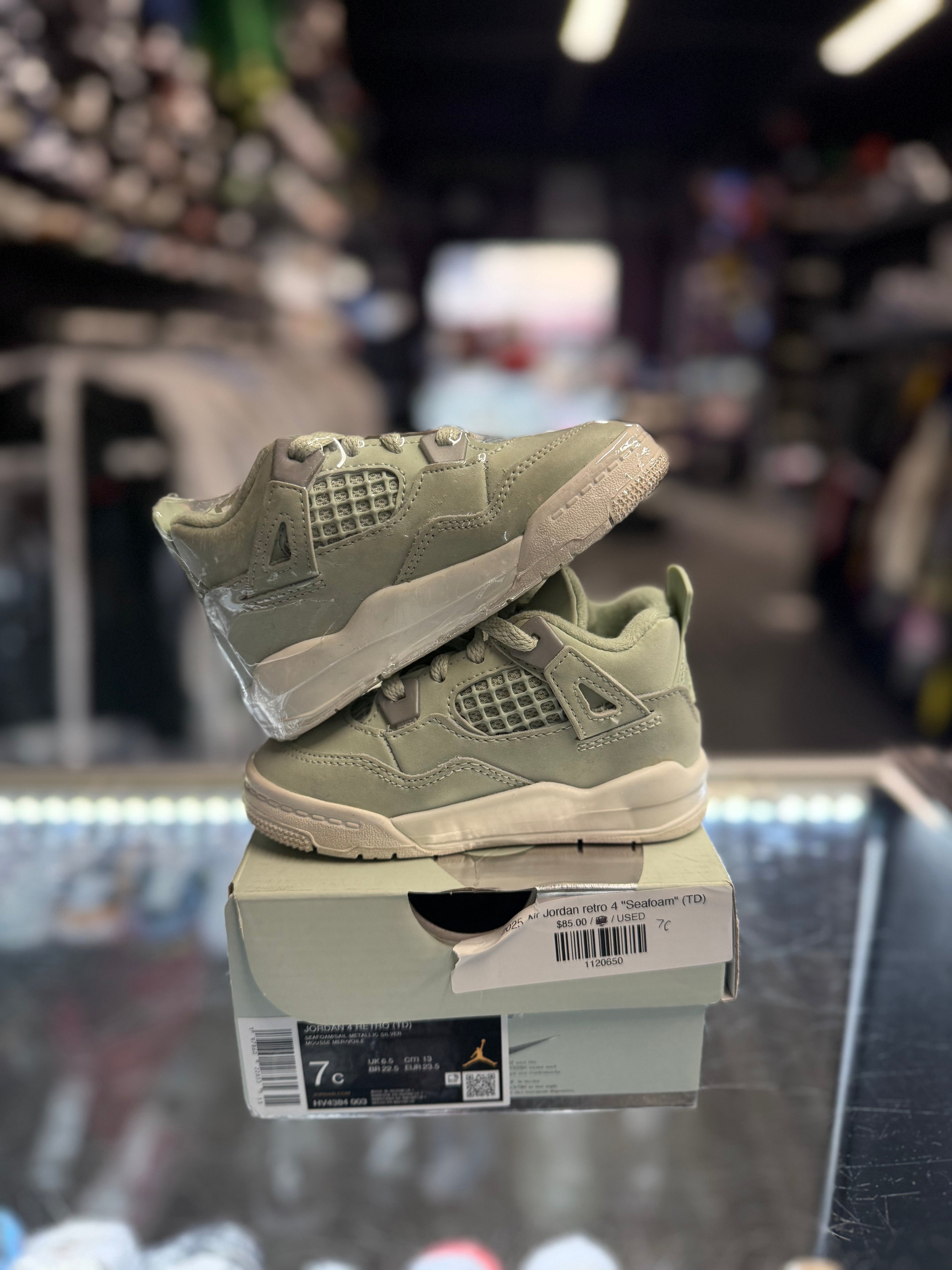 2025 Air Jordan retro 4 "Seafoam" (TD)