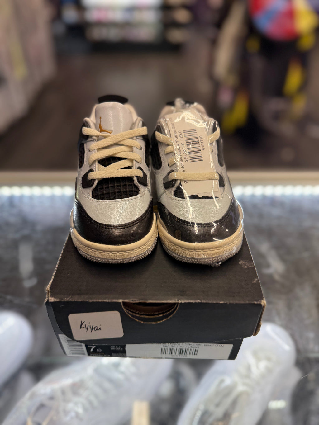 2024 Air Jordan Retro 4 "Platinum Gold" (TD)