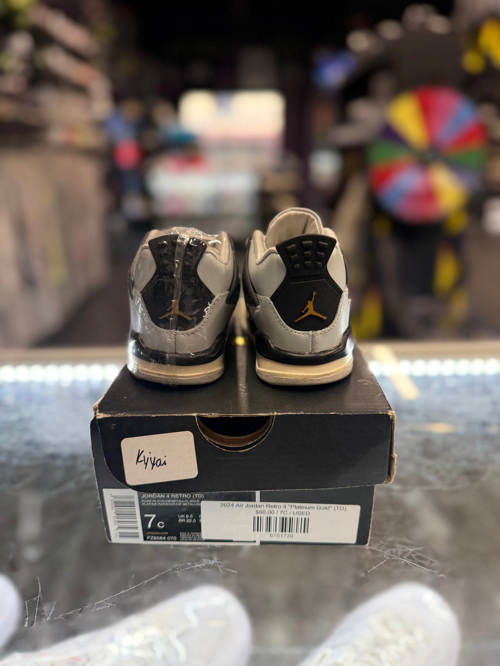 2024 Air Jordan Retro 4 "Platinum Gold" (TD)