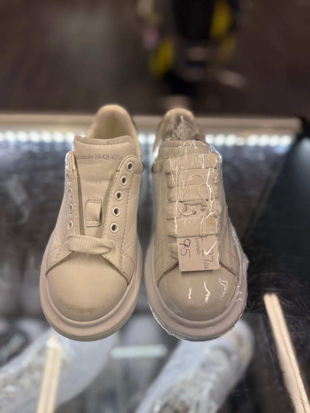 Alexander McQueen Oversized Sneaker "White Black Red"