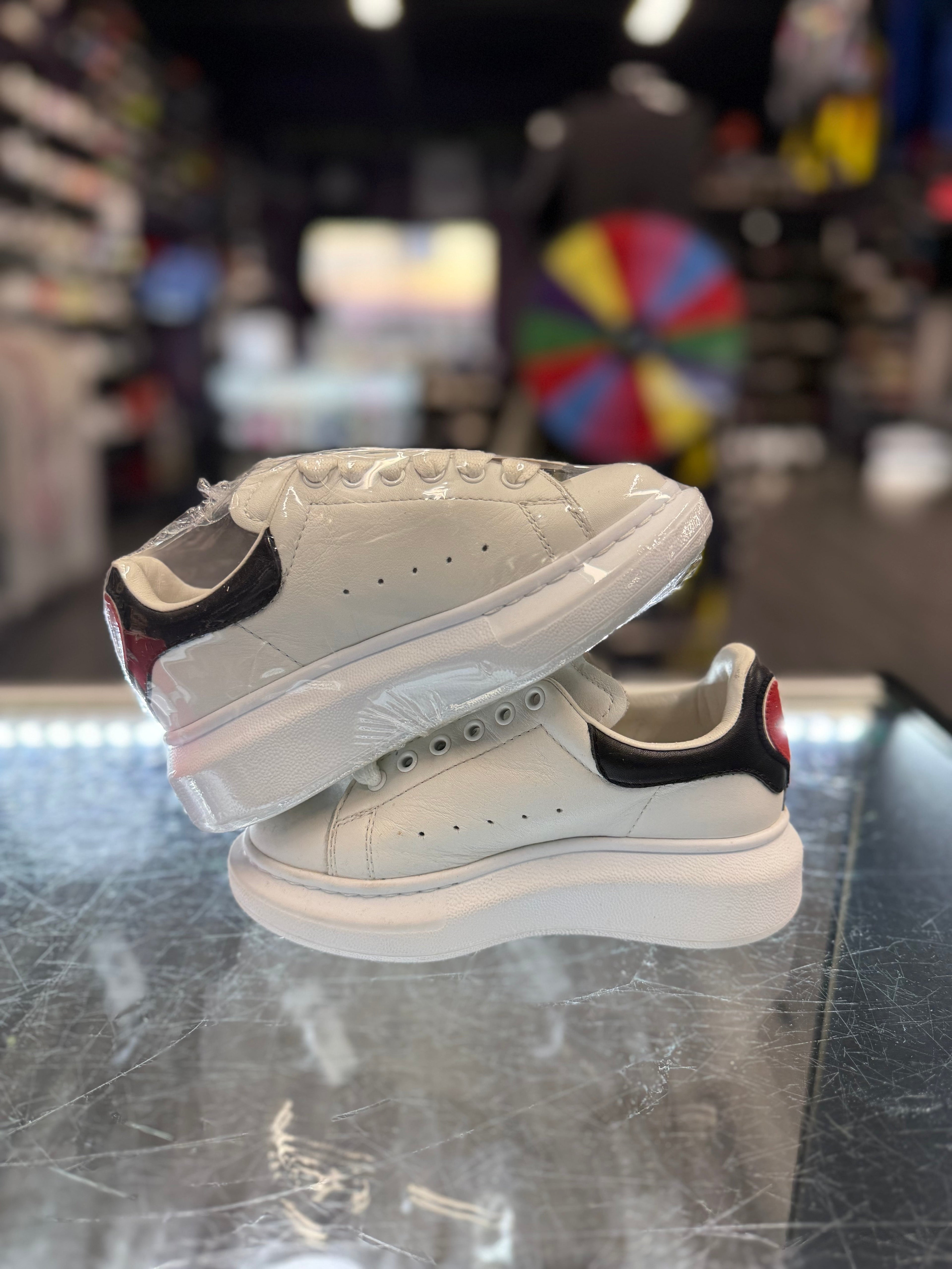 Alexander McQueen Oversized Sneaker "White Black Red"