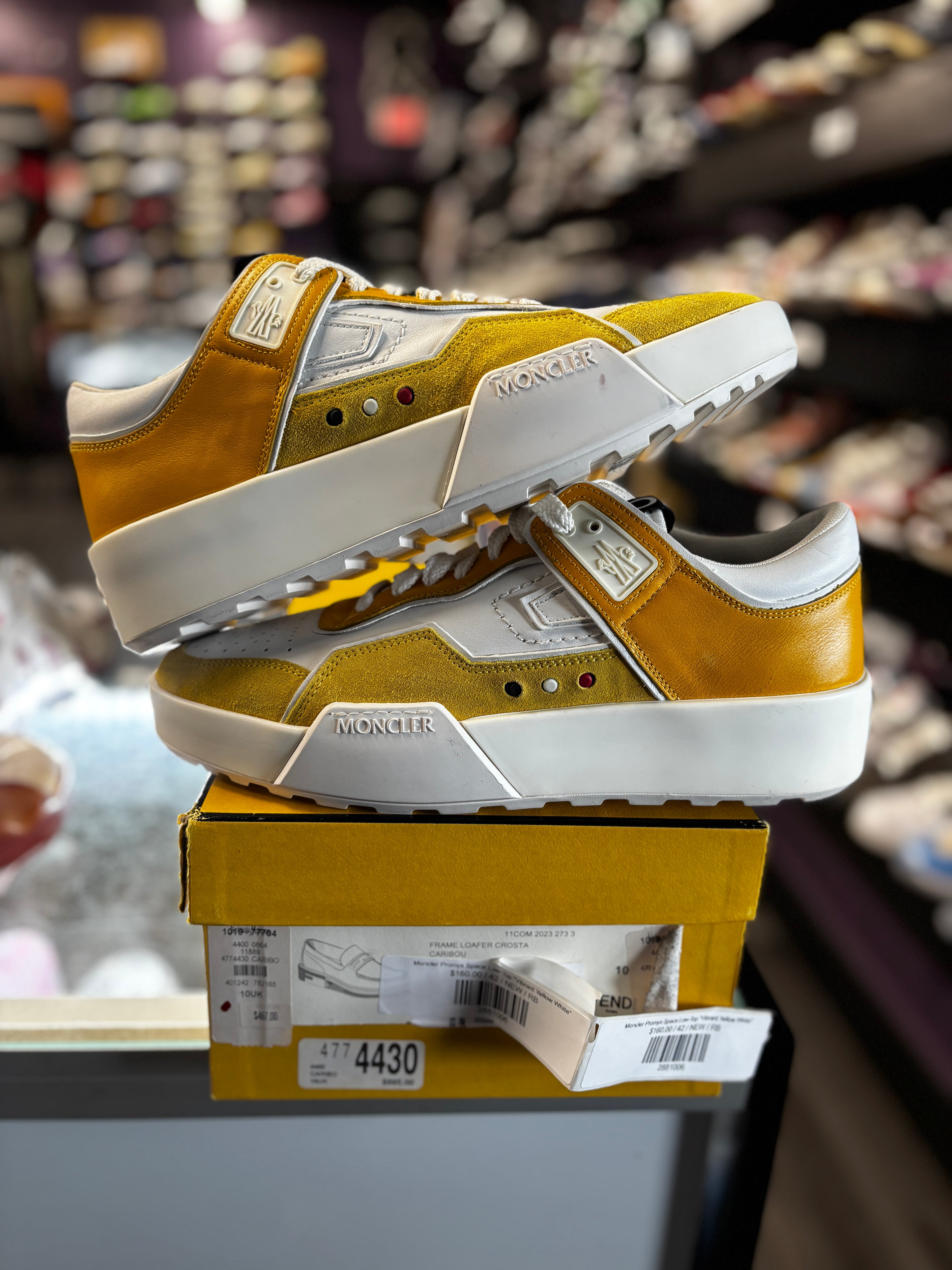 Moncler Promyx Space Low-Top "Vibrant Yellow White"