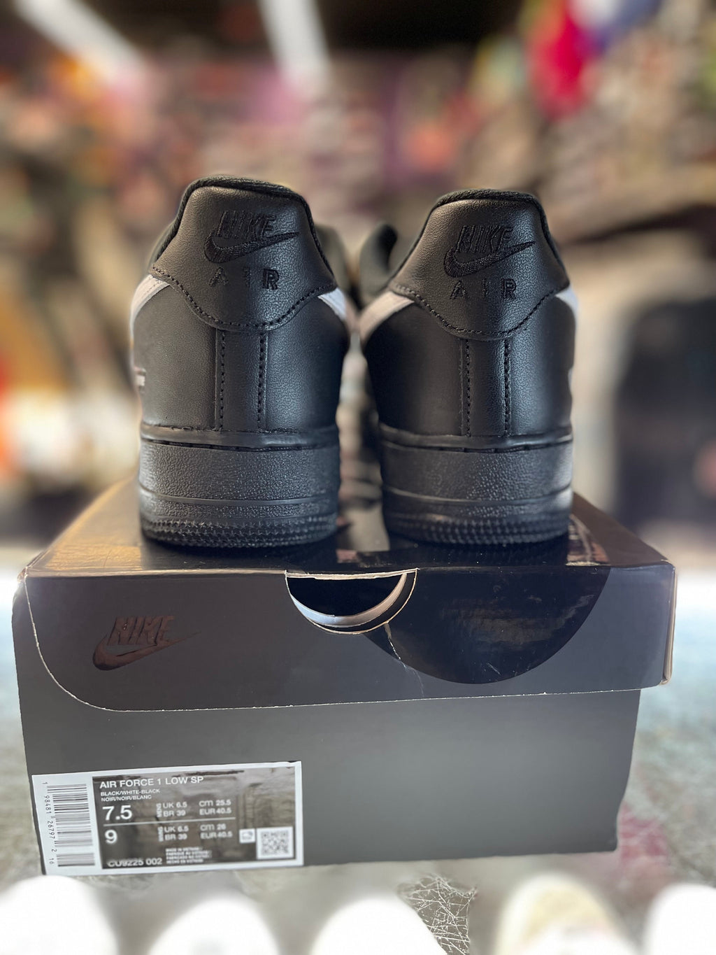 2025 Nike Force 1 Low "Supreme Black White"