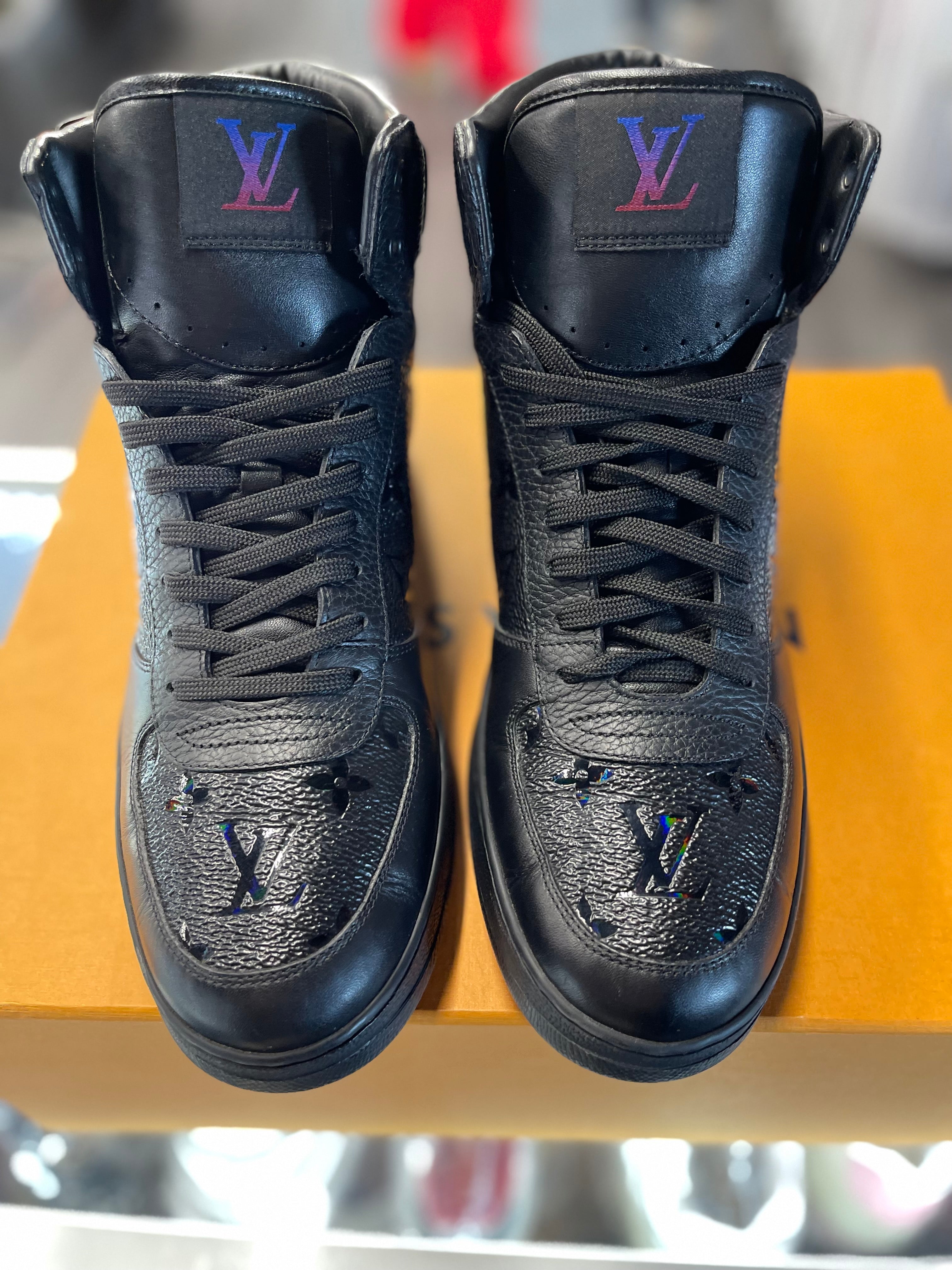 Louis Vuitton Rivoli High Top "Black Monogram"