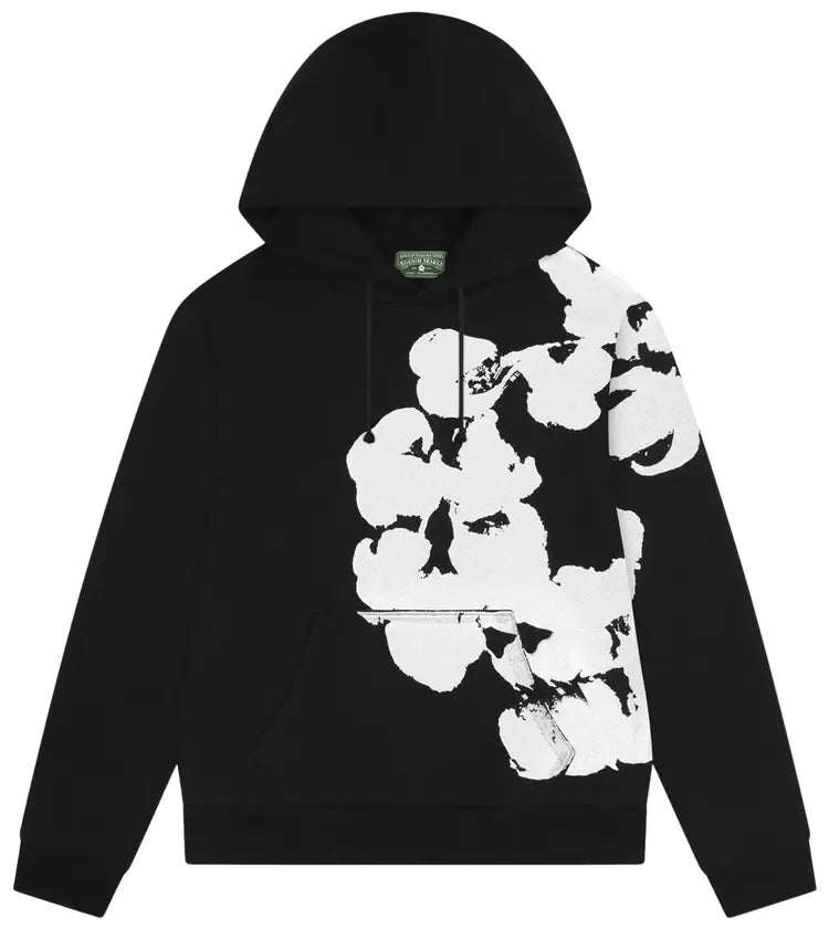 Denim Tears Mono Cotton Wreath Hoodie "Black"