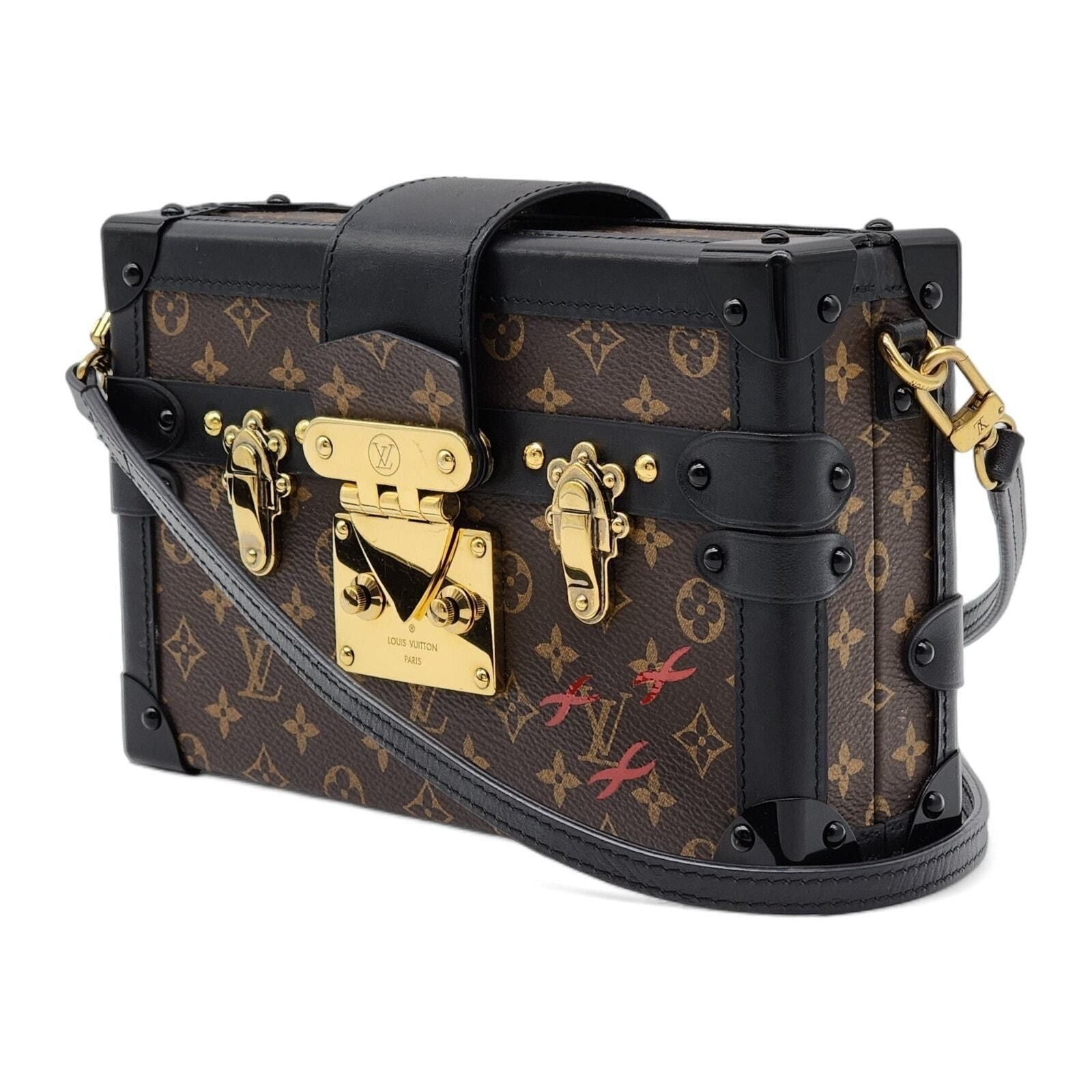 Louis Vuitton Petite Malle Monogram "Black/Brown"