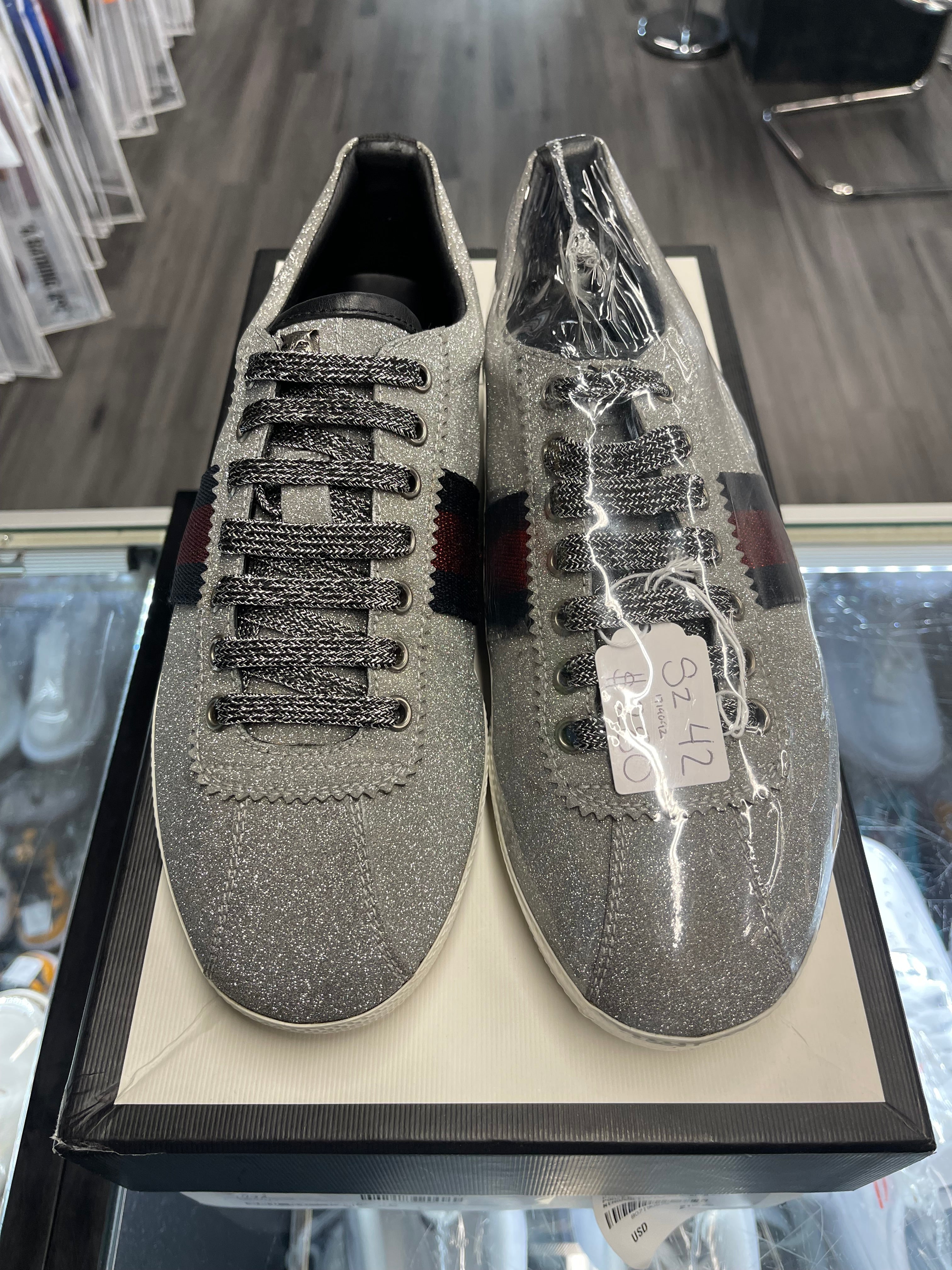 Gucci Bambi Web "Silver"