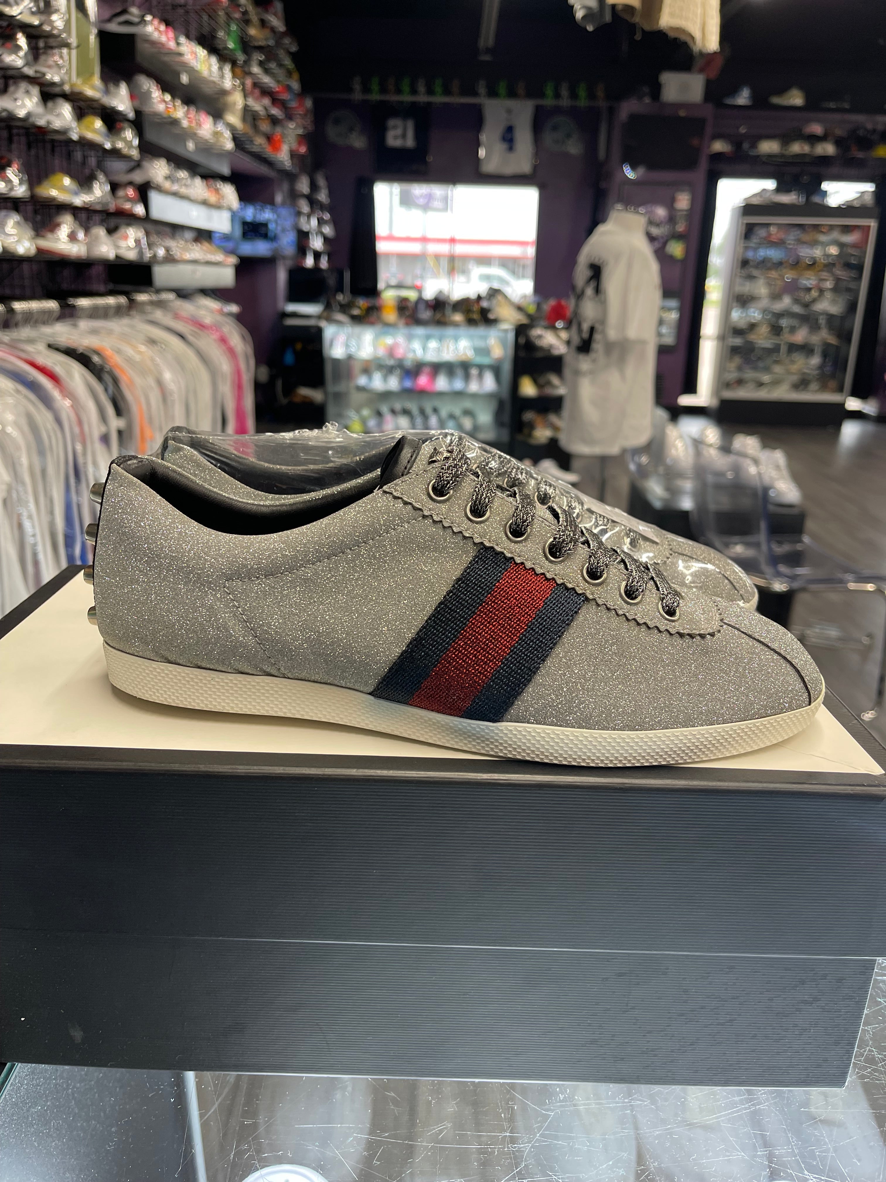 Gucci Bambi Web "Silver"