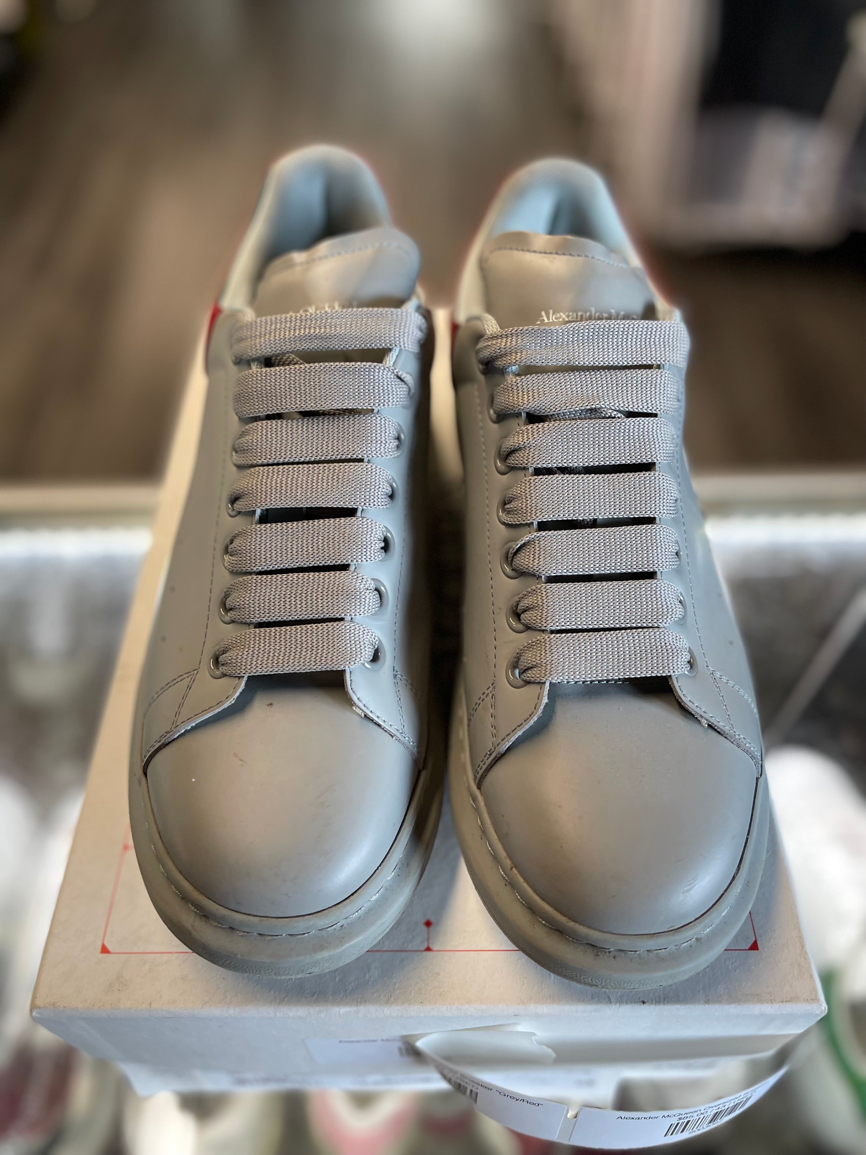 Alexander McQueen Oversized Sneaker "Grey/Red"
