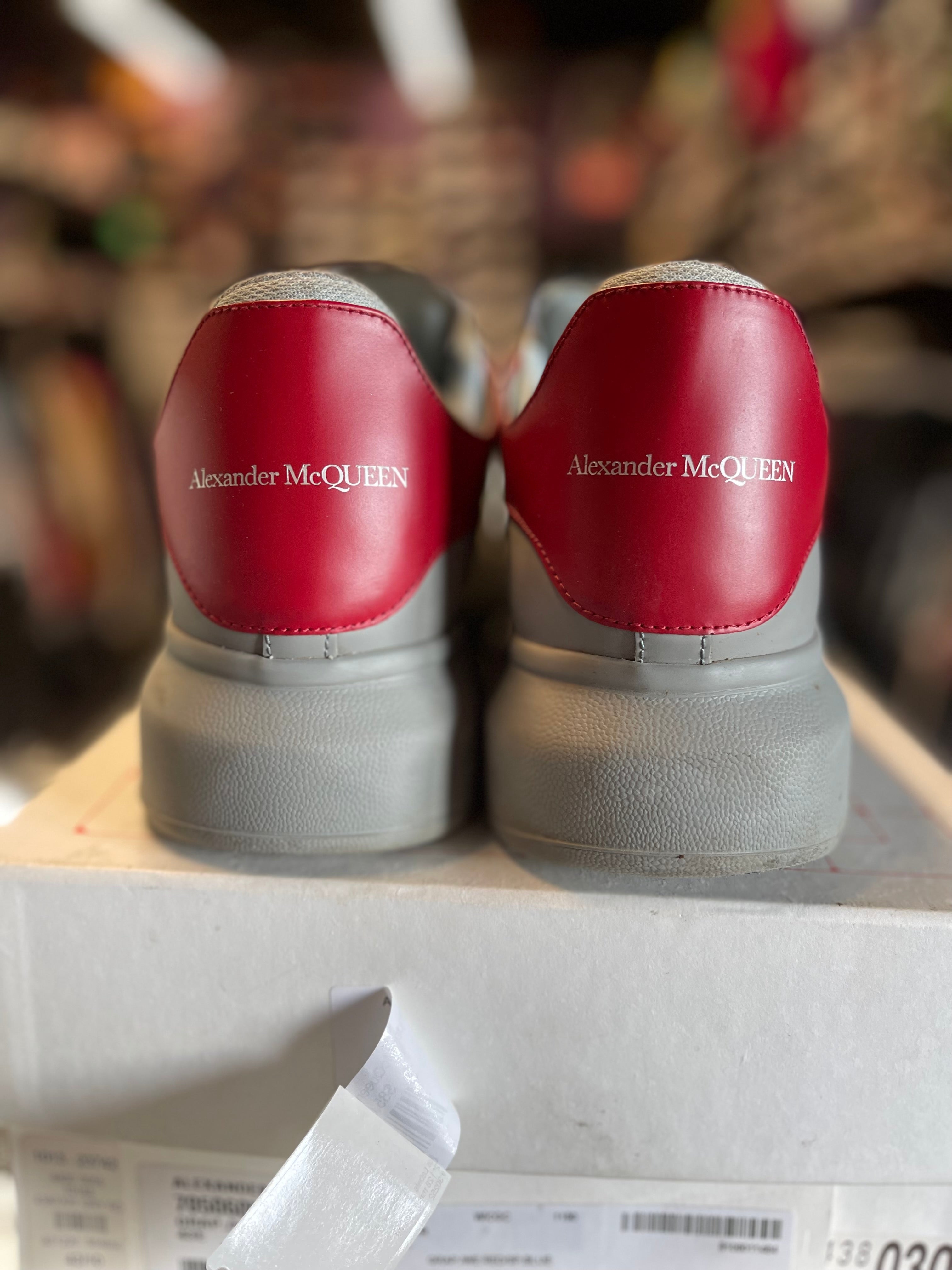Alexander McQueen Oversized Sneaker "Grey/Red"