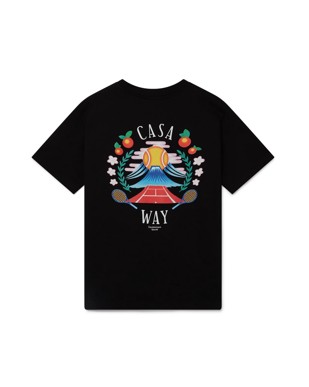 Casablanca Tee "Casa Way Mountain - Black"