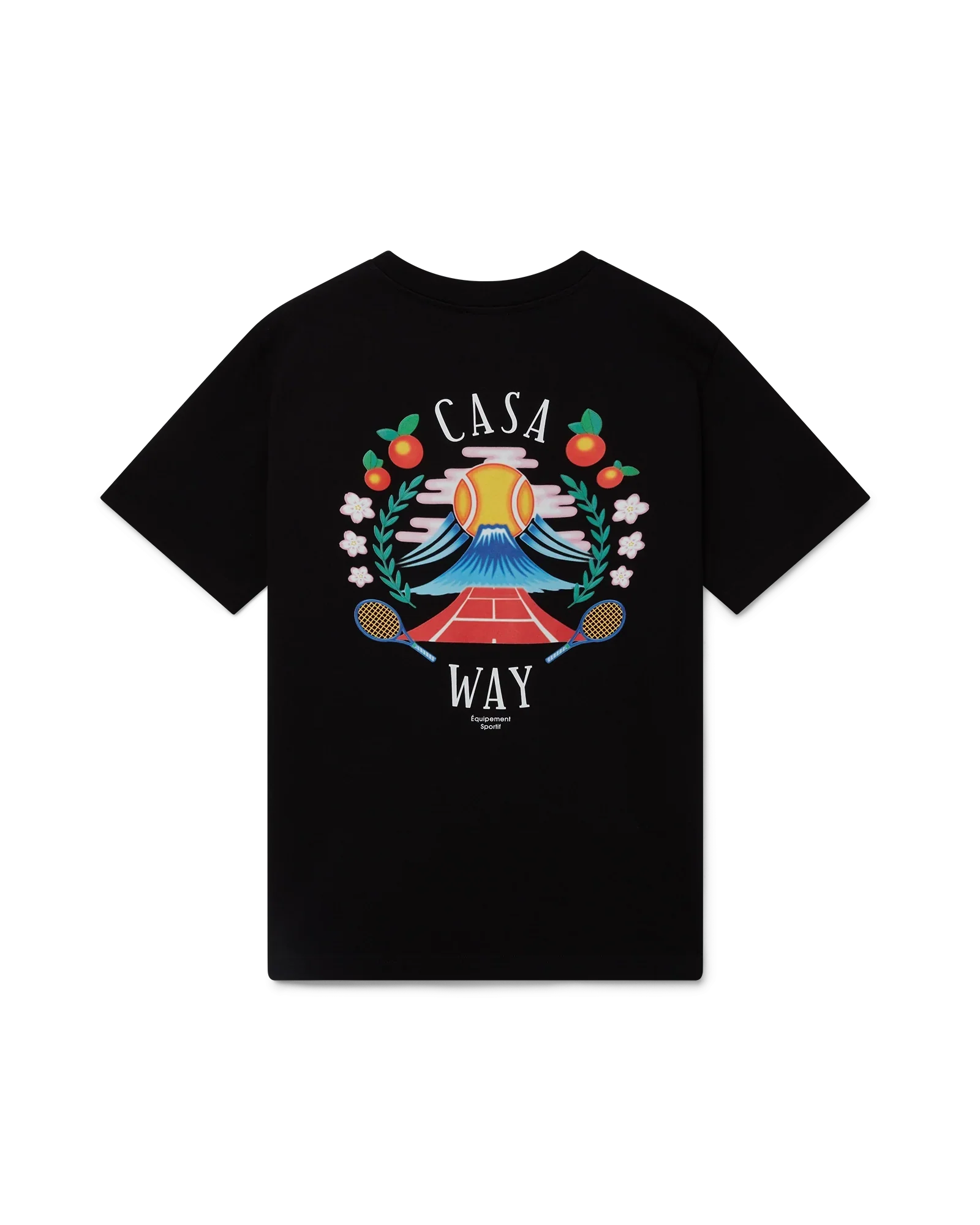Casablanca Tee "Casa Way Mountain - Black"
