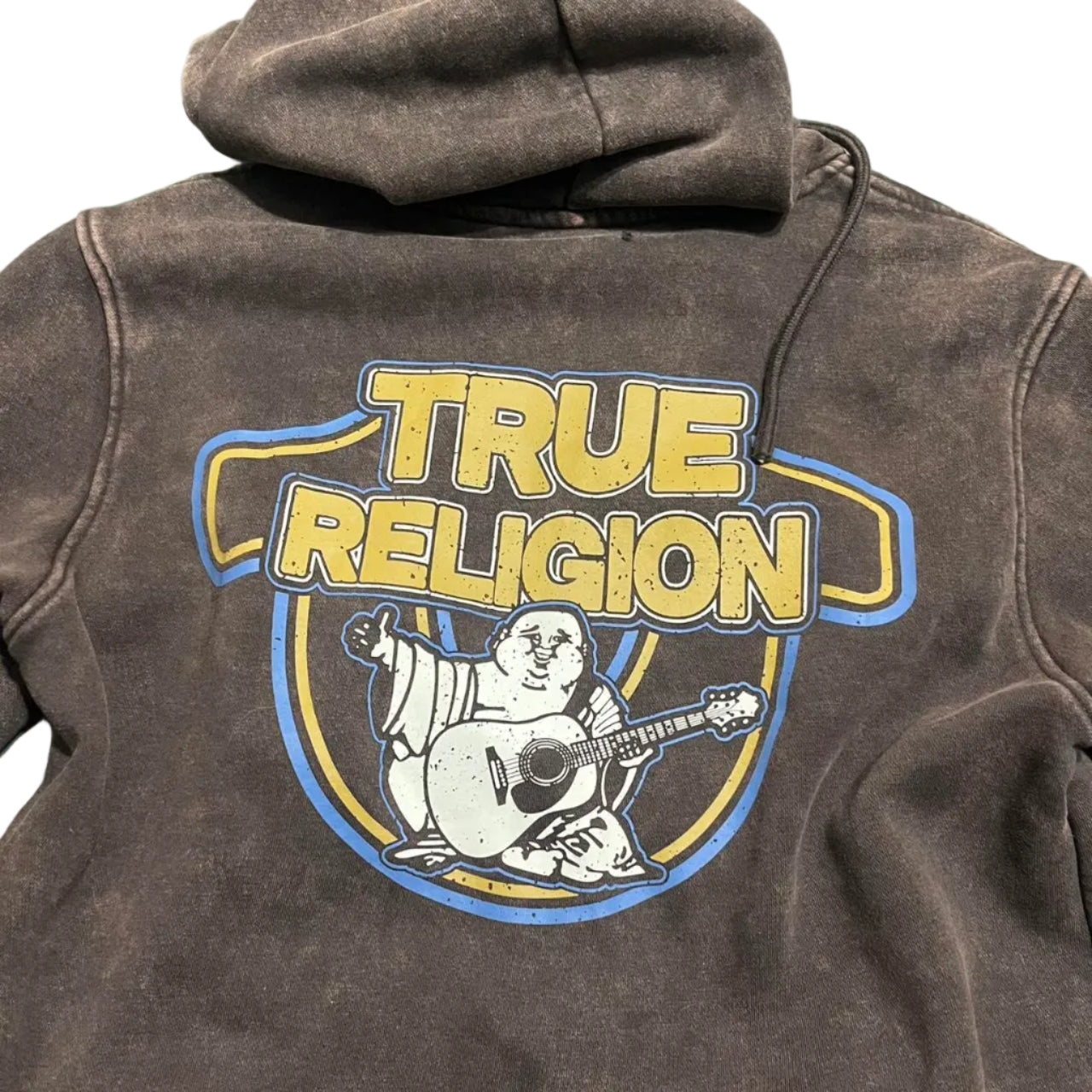 True Religion Zip Up Hoodie "Brown"