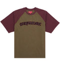 Supreme Rhinestone Raglan S/S Tee "Olive"