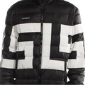 Versace Printed Puffer Coat "Black/White"