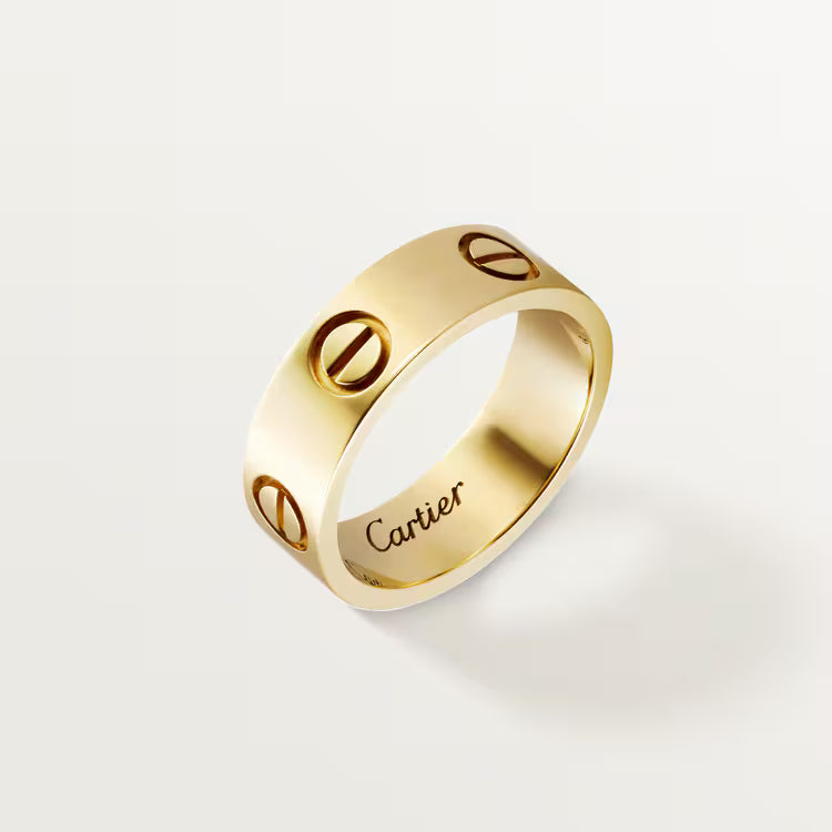 Cartier Love Ring Classic Model 18K Yellow Gold