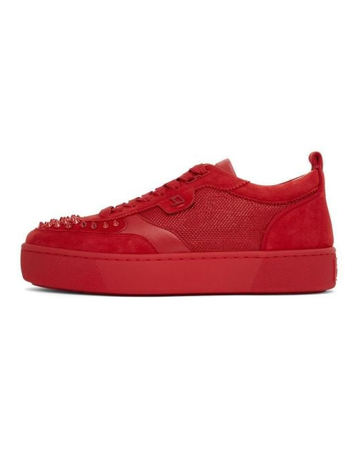Christian Louboutin Happrui Spikes Low "Red"