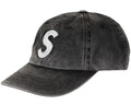 Supreme SS25 Pigment Coated S Logo 6-Panel "Black"