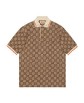 Gucci GG Polo Beige Orange Stripe