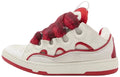 Lanvin Curb Sneaker "White/Red"