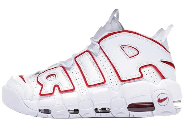 2018 Nike Air More Uptempo "White Varsity Red Outline"
