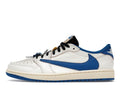 2025 Air Jordan Retro 1 Low OG SP "Fragment x Travis Scott Sail Military Blue"