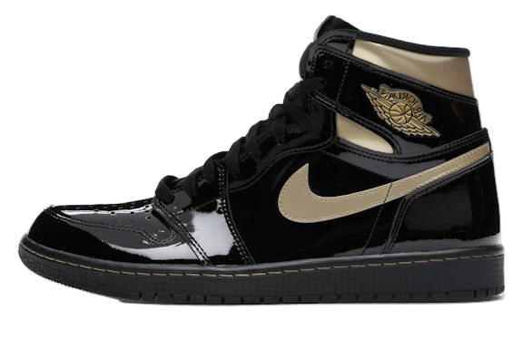 2020 Air Jordan retro 1 "Black Metallic Gold"