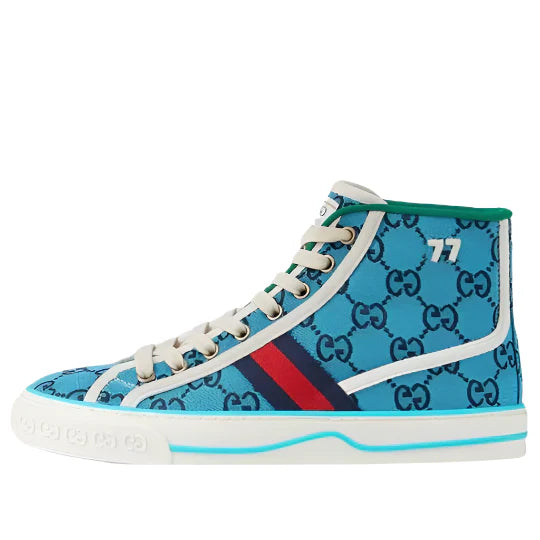 Gucci Tennis 1977 High Top Sneaker "Blue"