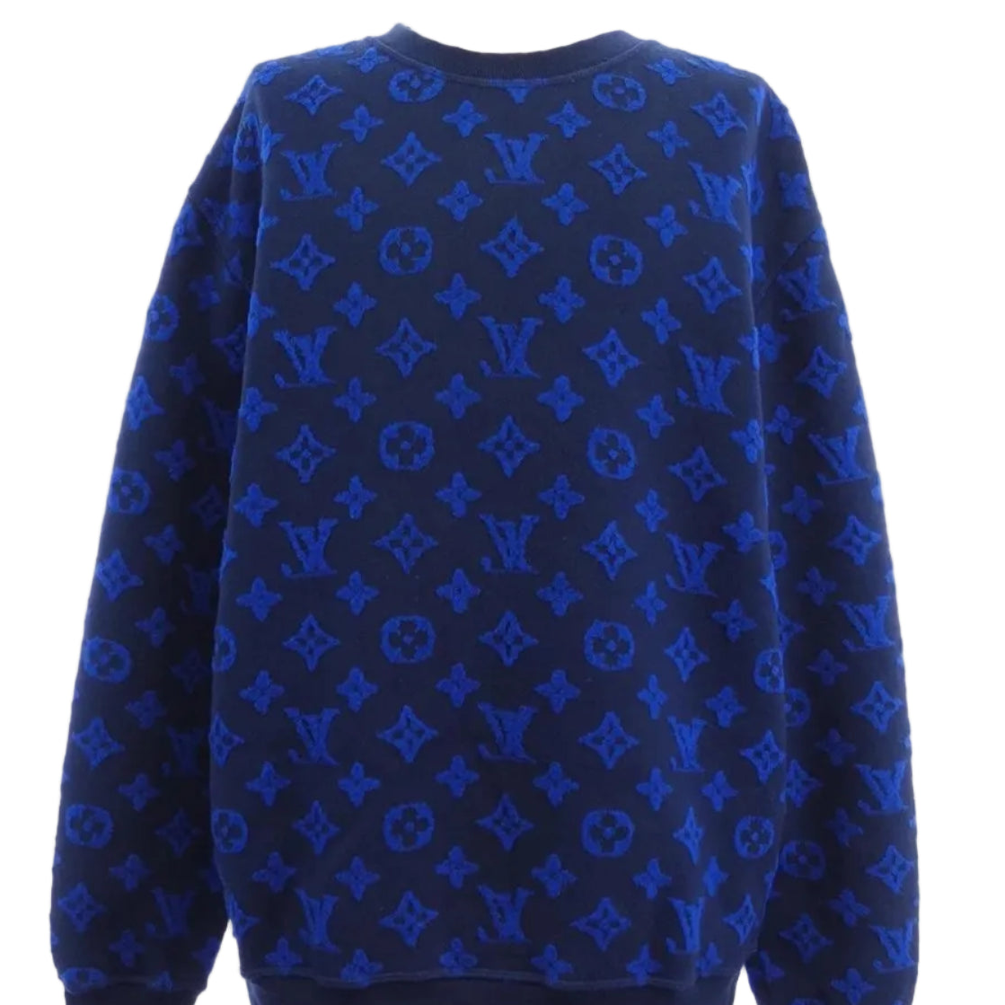 Louis Vuitton Damiere Monogram Sweatshirt "blue"
