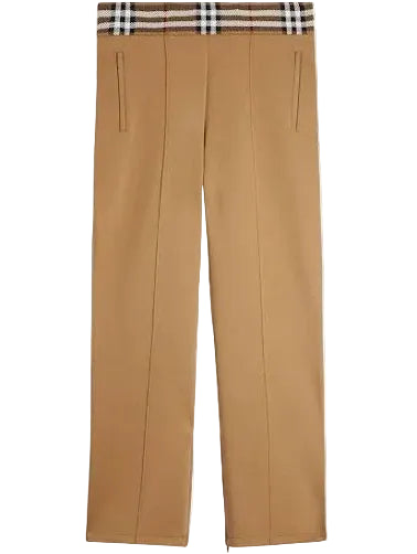 Burberry Check Trim Blend Track Suit "Camel"